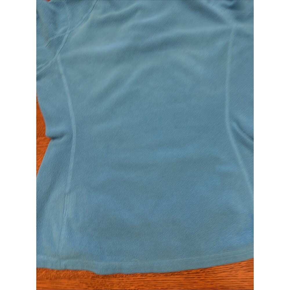 The North Face Women’s Medium M TKA 100 Glacier Fleece 1/4 Zip Pullover Teal - Picture 8 of 8